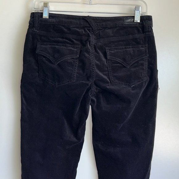 Joie Park Skinny Corduroy Pants Size 26 Black - Picture 4 of 8